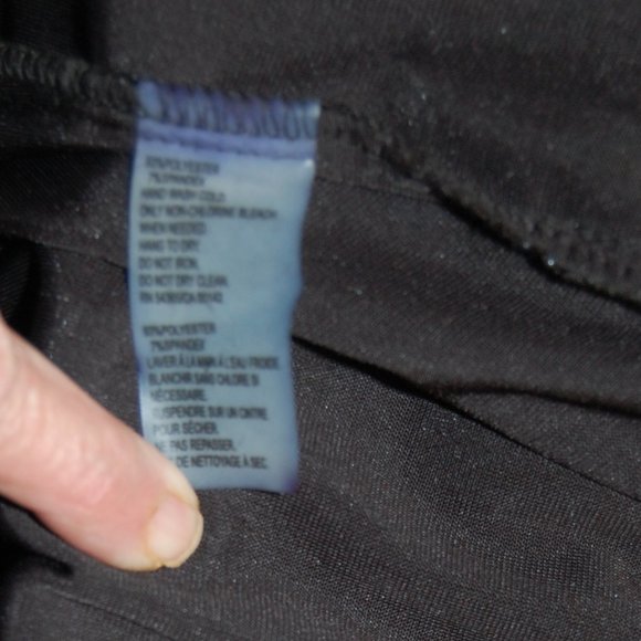 TAN JAY  Women's Black/Silver Velour Jacket Size Large Petite - Picture 9 of 9